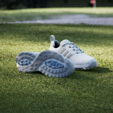 Adidas Adipower 26 Spikeless Women's Golf Shoes White/Silver/Grey - three-quarter view