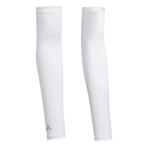 Adidas Climacool UV Arm Sleeve in White, front view