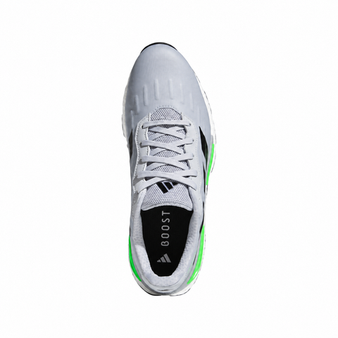Adidas Codechaos 27 Men's Golf Shoes Halo Silver/Core Black/Screaming Green - side view