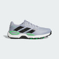Adidas Codechaos 27 Men's Golf Shoes Halo Silver/Core Black/Screaming Green - front view