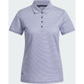 Adidas Ottoman Short Sleeve Women's Polo Shirt Collegiate Navy - flat lay detail view