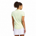 Adidas Ottoman Women's Polo Frozen Lemon - back model view on white