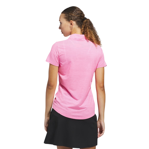 Adidas Ottoman Short Sleeve Women's Polo Shirt Lucid Pink S, view 2
