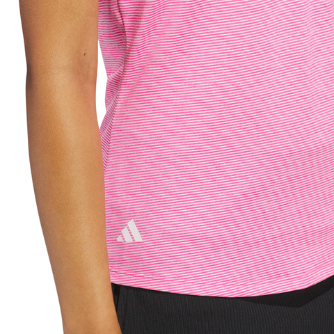 Adidas Ottoman Short Sleeve Women's Polo Shirt Lucid Pink S, view 6