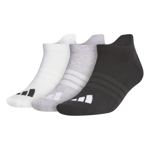 Adidas Performance 3-Pack Ankle Socks | White/Light Grey/Black