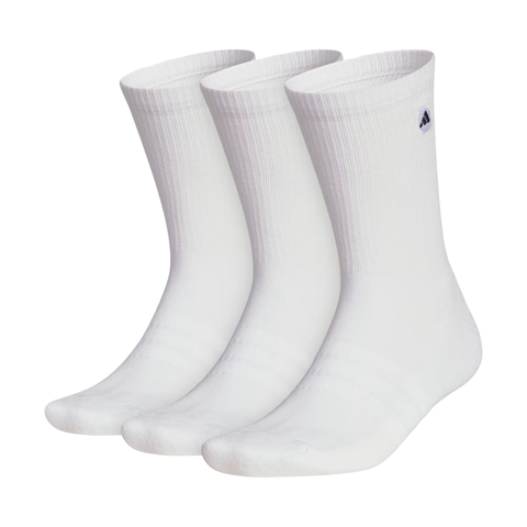 Adidas Performance 3-Pack Crew Socks – White