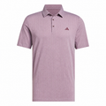 Adidas Performance Textured Men's Polo White/Maroon - front product view