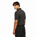 Adidas Performance Two-Colour Stripe Polo Carbon/Black back model view