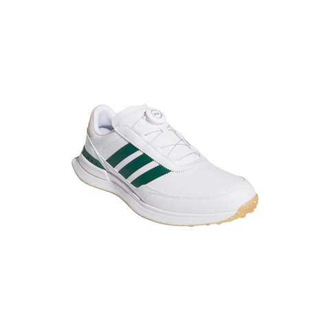 Adidas S2G 2026 BOA Spikeless Men's Golf Shoes White/Green/Gum Adidas S2G 2026 BOA Spikeless Men's Golf Shoes White/Green/Gum