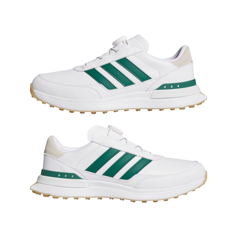 Adidas S2G 2026 BOA Spikeless Men's Golf Shoes | White/Green/Gum