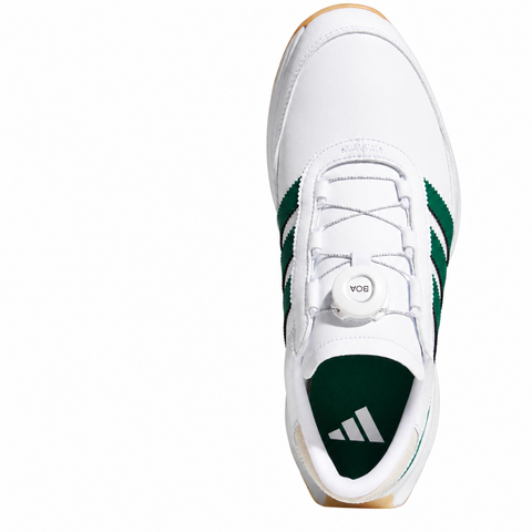 Adidas S2G 26 BOA Spikeless Men's Golf Shoes White/Green/Gum - side view