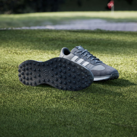 Adidas S2G 26 Men's Golf Shoes Grey Three/Footwear White/Grey Four - three-quarter view