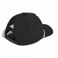 Adidas Tour 5-Panel Golf Hat in Black rear view