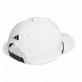 Adidas Tour 5-Panel Golf Hat in White and Black rear view