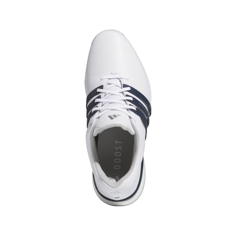 Adidas Tour360 Wide Men's Golf Shoes | White/Navy/Silver
