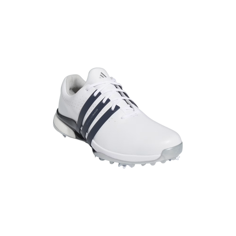 Adidas Tour360 Wide Men's Golf Shoes | White/Navy/Silver