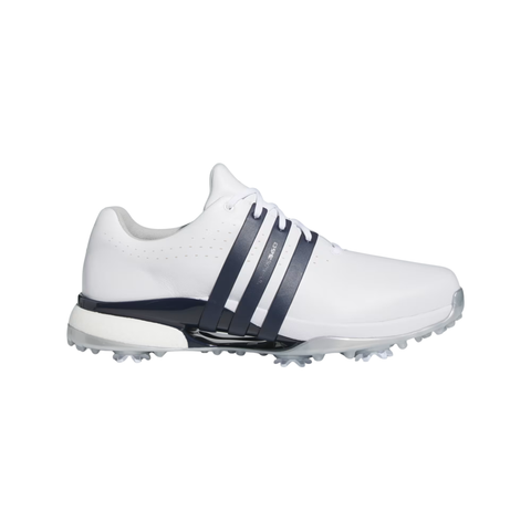 Adidas Tour360 Wide Men's Golf Shoes | White/Navy/Silver