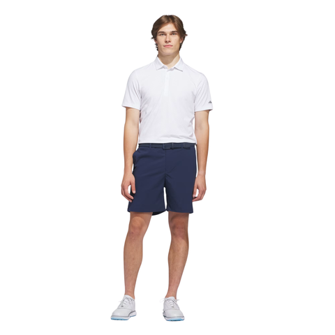 Adidas Ultimate365+ Go-To Print Men's Polo | White/Grey Three