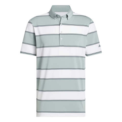 Adidas Ultimate365+ Jumbo Stripe Climacool Men's Polo Shirt | Wonder Sage/White