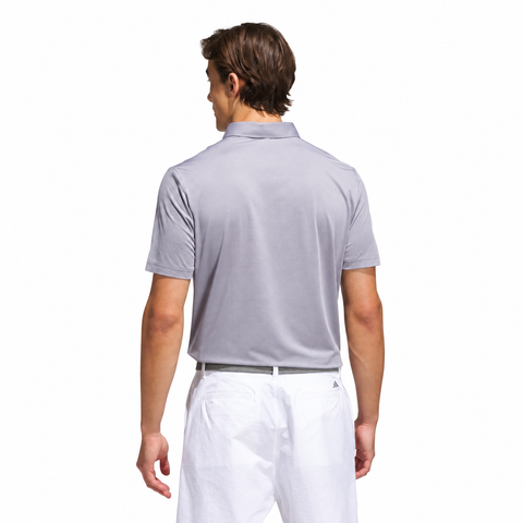 Adidas Ultimate365+ Pencil Stripe Climacool Men's Polo Frozen Purple/Slate - back model view