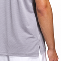 Adidas Ultimate365+ Pencil Stripe Climacool Men's Polo Frozen Purple/Slate - stripe fabric and hem detail