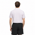 Adidas Ultimate365+ Three-Colour Stripe Polo White/Frozen Turquoise back model view