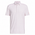 Adidas Ultimate365+ Three-Colour Stripe Polo White/Frozen Turquoise product view