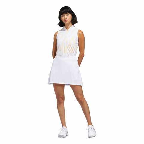 Adidas women's skort white outfit view on white