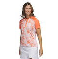 Adidas Womens Floral Polo Shirt