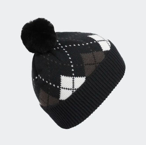 Adidas Women's Graphic PomPom Beanie Black