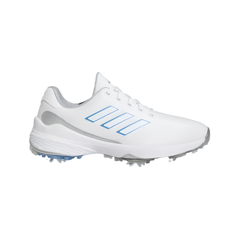 Adidas Womens ZG23 Golf Shoes White/Blue/Silver