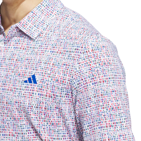 Adidas Ultimate365 Power Grid Print Mens Polo