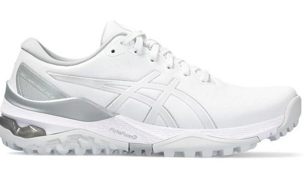 Asics Womens Gel Kayano Ace Golf Shoes White Pure Silver