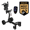 Axglo E3 remote electric golf trundler in black