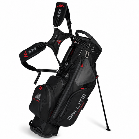 Big Max Dri Lite Hybrid Golf Stand Bag | Black/Red