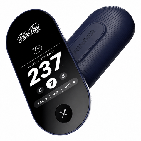 A black blue tees ringer devide showing the screen