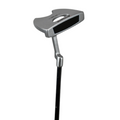 The Brosnan Eureka Series 8 Package Set putter by Brosnan features a silver body, black face, and black shaft, perfect for entry-level golfers, shown upright against a white background.