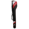 Brosnan Pencil Lite Carry Bag in Black/Red/White, front view