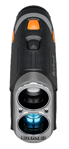 Top view of the Bushnell Tour V6 Rangefinder