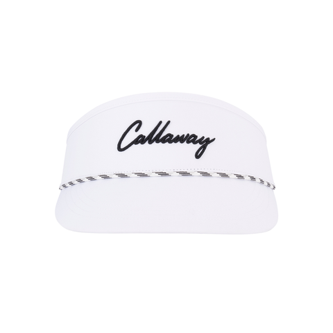 Callaway 2025 Birdie Putt Rope Visor | White/Black