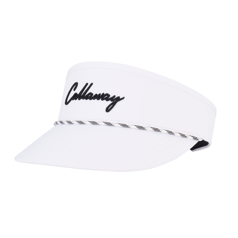Callaway 2025 Birdie Putt Rope Visor | White/Black