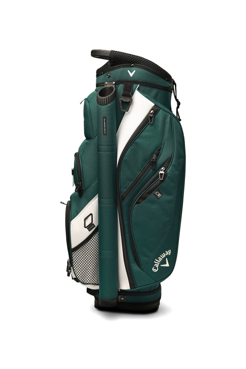 Callaway 2025 Forrester Cart Bag in Forest Green/White - side view