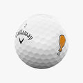 The Callaway 2025 Supersoft Grill Master Golf Ball is a white, limited edition ball featuring a cooked drumstick illustration—ideal for fans of soft feel and unique Callaway collectibles.