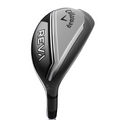 A close-up of a Callaway 2025 Women’s REVA 11-Piece Package Set club head, showcasing a sleek silver and black design with the Callaway logo—ideal for golfers seeking a stylish, custom fit package.
