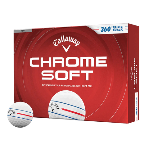 Callaway 2026 Chrome Soft 360° Triple Track Golf Balls