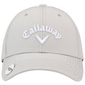 Callaway 2026 Stitch Magnet Adjustable Cap Light Grey - front view with ball marker