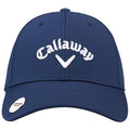 Callaway 2026 Stitch Magnet Adjustable Cap Navy - front view with ball marker