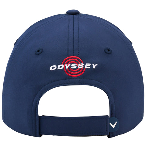 Callaway 2026 Stitch Magnet Adjustable Cap Navy - rear view and adjustable closure