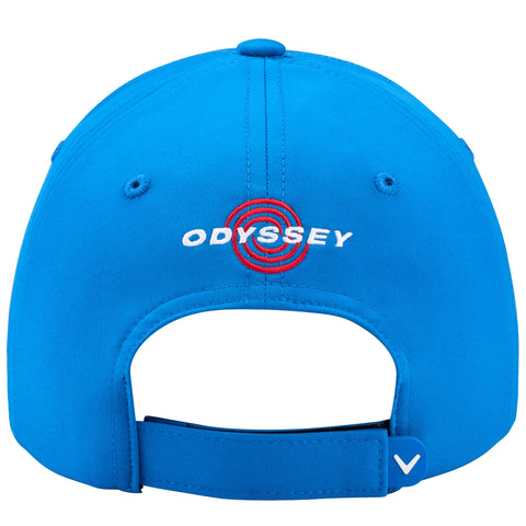 Callaway 2026 Stitch Magnet Adjustable Cap Royal - rear view and adjustable closure