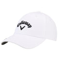Callaway 2026 Stitch Magnet Adjustable Cap White/Black - three-quarter view